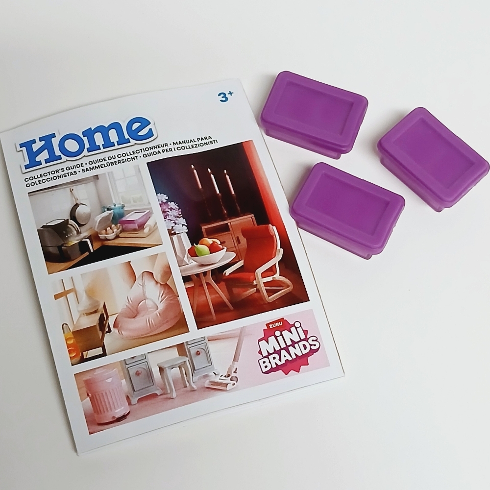 Zuru Mini Brands Home Series Purple Mini Food Containers
